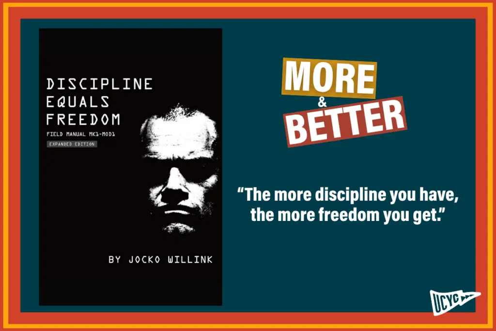 United Christian Youth Camp More Better Discipline equals freedom jocko willink UCYC